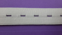 Резинка вязаная перфорированная 25мм швейная