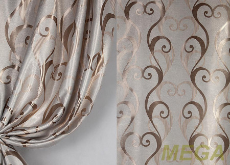 Ткани портьерные Жаккард Блэкаут FAN JYB-42-2/280 Bl