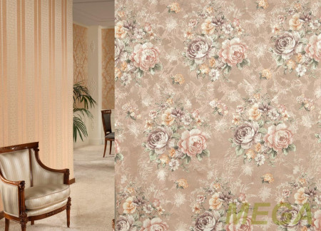 Ткани портьерные Печать Жаккард ERT DP3078-02/150 P Pech