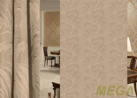 Ткани портьерные Однотон Жаккард ZG 249-09/155