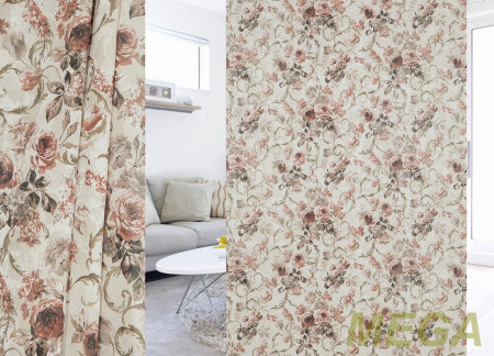 Ткани портьерные Печать Жаккард GL PP1059-7/150 P Pech