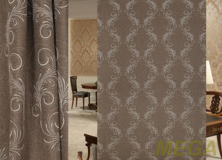 Ткани портьерные Печать Блэкаут HNY FPF1003-HT621-05/280 BlPech