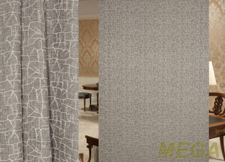 Ткани портьерные Жаккард Лен HT 6598-V103/280 P Jak