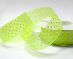 Лента капроновая декоративная "горох" 25мм(уп.50ярд)