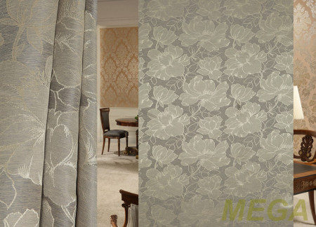 Ткани портьерные Однотон Жаккард ERT AND1327-26/150 P Jak