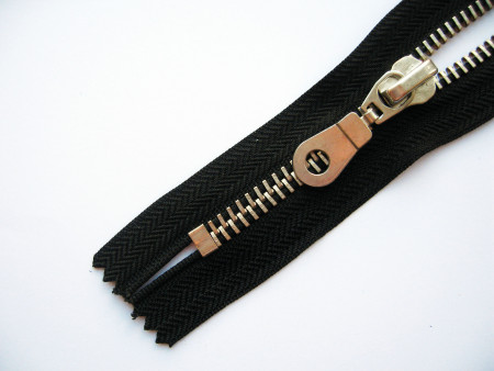 Молния металл никель Т-8 1 замок Неразъемная 18см в Красноярске