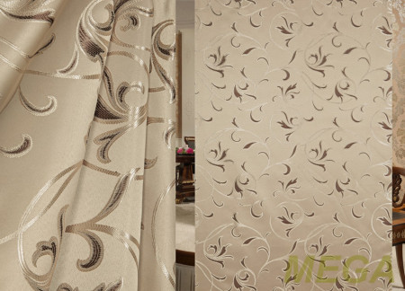 Ткани портьерные Рельеф Жаккард ZG 1007-102/150