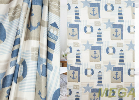 Ткани портьерные Печать Сатен ERT MS97178-4/280 P Pech