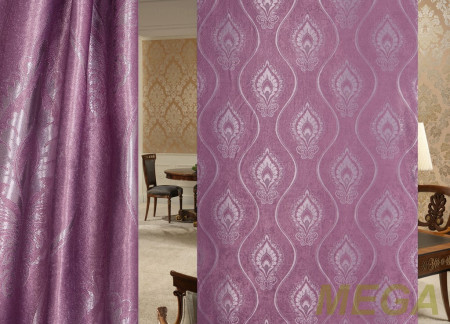 Ткани портьерные Жаккард Блэкаут HXN HF3323-7/280 BL