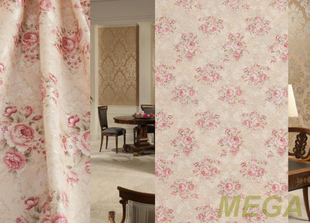 Ткани портьерные Печать Жаккард ERT DP3873-5/280 P Pech