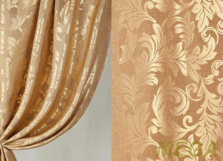 Ткани портьерные Однотон Жаккард ERT AND1307-11/280 P Jak