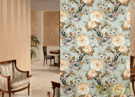 Ткани портьерные Печать Тергалет GL PP1044-2/150 P Pech