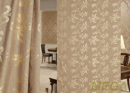 Ткани портьерные Однотон Жаккард HT FY1125-18/280 P Jak