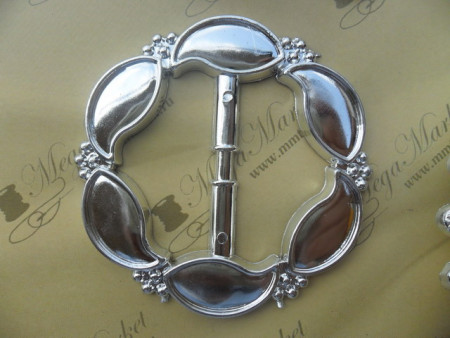 Пряжка металлизированная "ММ" в Красноярске