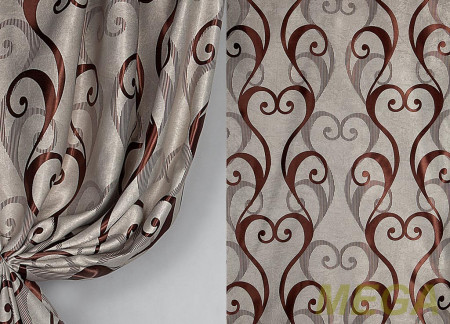 Ткани портьерные Жаккард Блэкаут FAN JYB-42-7/280 Bl