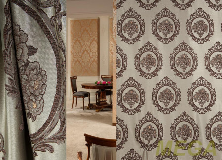 Ткани портьерные Многоцвет Жаккард KDY KW125-11/280 PJac