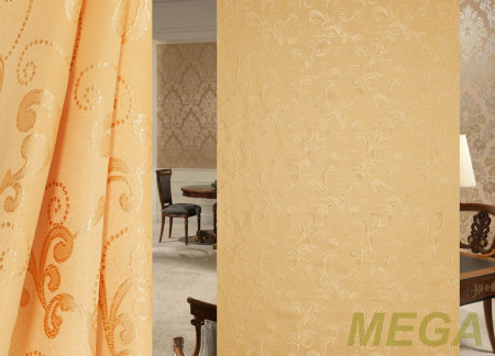 Ткани портьерные Однотон Жаккард ZG 1502-12/150