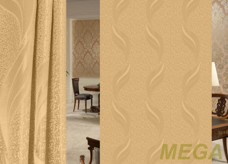 Ткани портьерные Однотон Жаккард ZG 208-23/155