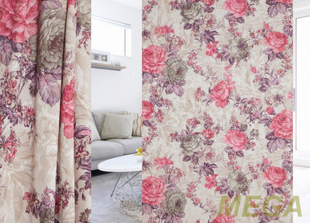 Ткани портьерные Печать Жаккард GL PP1095-4/150 P Pech