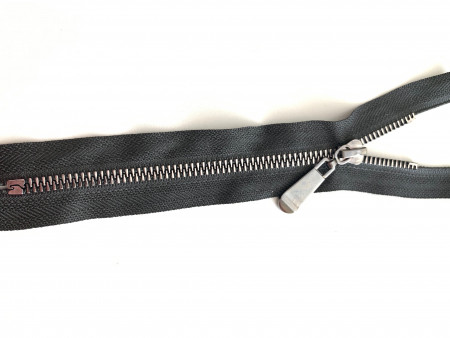 Молния трактор декоративный Т5 1 замок металлизированный зуб у/з 70см в Красноярске