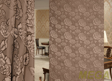 Ткани портьерные Жаккард Ткани Портьерные MYX BRT918-15/150 P