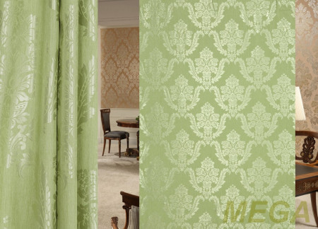 Ткани портьерные Однотон Жаккард HT FY1145-9/280 P Jak