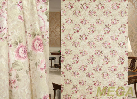 Ткани портьерные Печать Жаккард ERT DP3873-1/280 P Pech