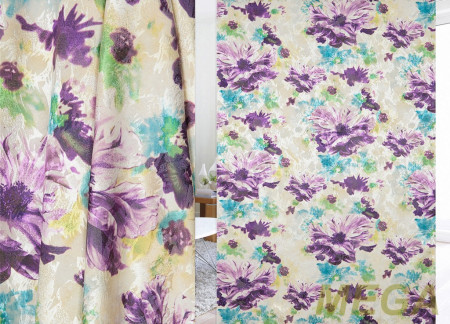 Ткани портьерные Печать Жаккард GL PP1137-3/150 P Pech