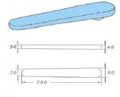 Рукавная колодка Comel AKN-03B 75 см