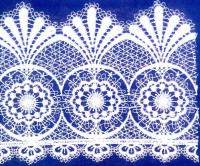 Кружево № 13005625 шир 130мм (уп.9м)