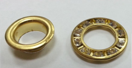 Люверсы со стразами 15мм в Красноярске