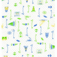 Полотно трикотажное Кулирка 30/1 набивная в рулоне  в Красноярске