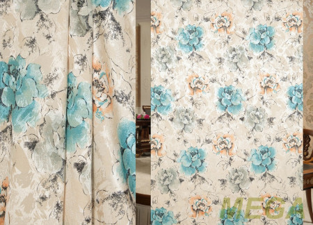 Ткани портьерные Печать Жаккард GL PP1131-2/150 P Pech