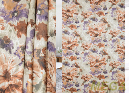 Ткани портьерные Печать Жаккард GL PP1137-2/150 P Pech