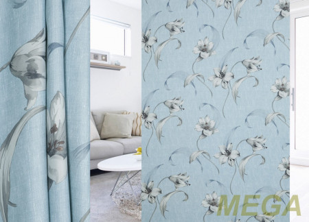 Ткани портьерные Печать Блэкаут TC BPDX80123-1/280 BlPech