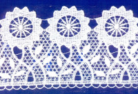 Кружево № 900123 шир 90мм(уп.9м)