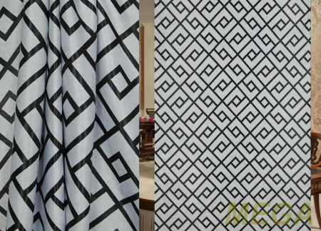 Ткани портьерные Жаккард Блэкаут JL BKJ-1319-102/280 Bl